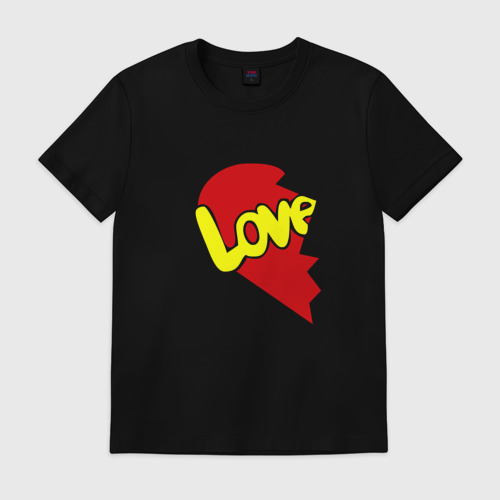 Мужская футболка хлопок Love is (мужская) Фото 01 Мужская футболка хлопок Love is (мужская) Фото 01