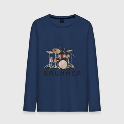 Мужской лонгслив хлопок Drummer