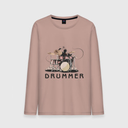 Мужской лонгслив хлопок Drummer