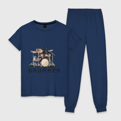 Женская пижама хлопок Drummer