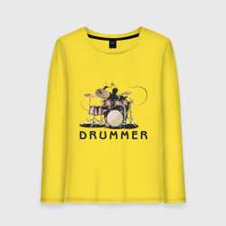 Женский лонгслив хлопок Drummer