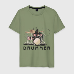 Мужская футболка хлопок Drummer