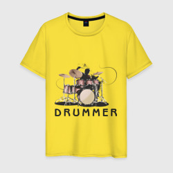 Мужская футболка хлопок Drummer