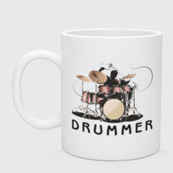 Кружка керамическая Drummer