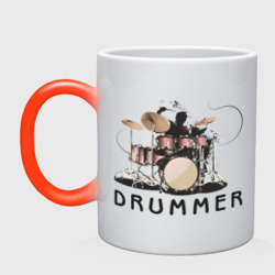 Кружка хамелеон Drummer