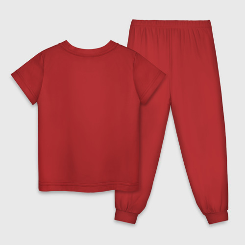 Детская пижама хлопок Футбол - жизнь, цвет красный - фото 2