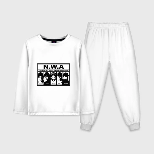 Детская пижама с лонгсливом хлопок NWA