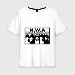 Мужская футболка хлопок Oversize NWA