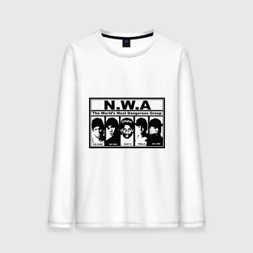 Мужской лонгслив хлопок NWA