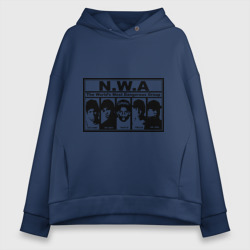 Женское худи Oversize хлопок NWA