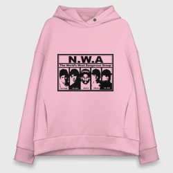 Женское худи Oversize хлопок NWA