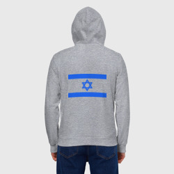 Мужская толстовка на молнии хлопок Флаг Израиля - фото 2