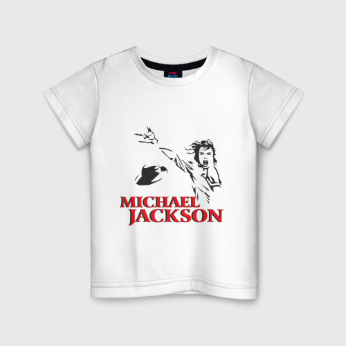 Детская футболка хлопок Джексон жив! (2), цвет белый