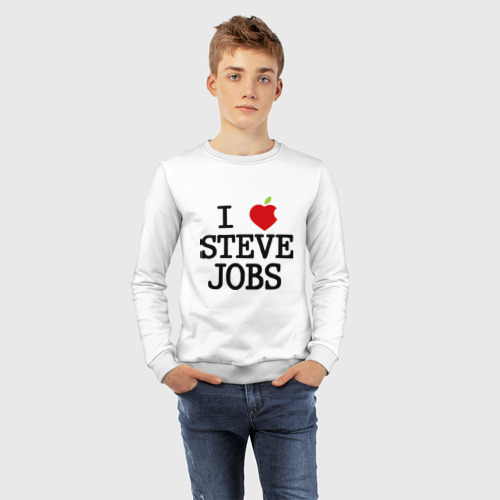 Детский свитшот хлопок I love Steve - фото 7