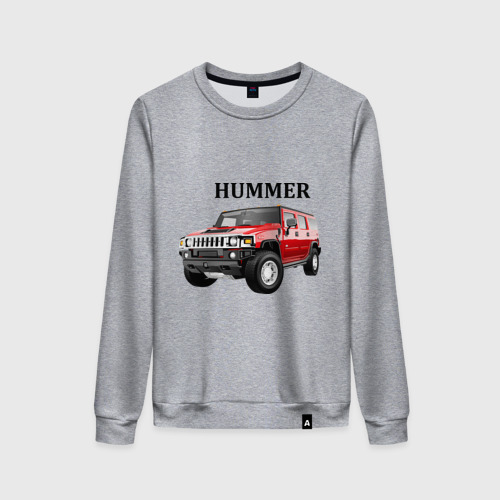 Женский свитшот хлопок Hummer (2), цвет меланж