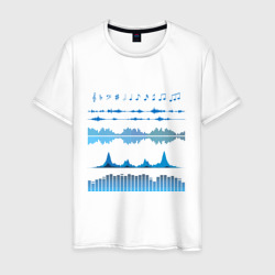 Мужская футболка хлопок Атрибуты звукоинженера 2