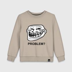 Детский свитшот хлопок Trollface Problem? Проблемы?