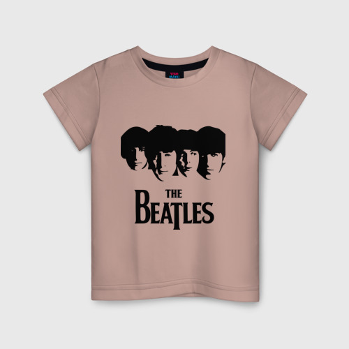 Детская футболка хлопок с принтом The Beatles, вид спереди #2