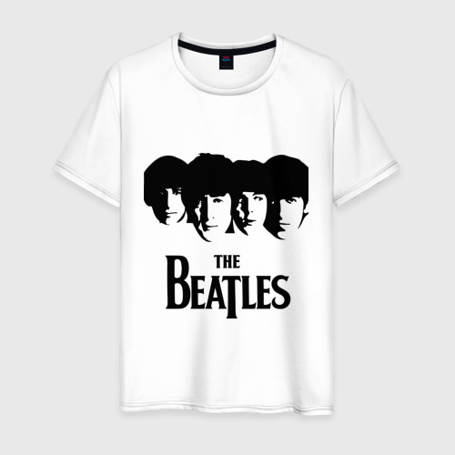 Мужская футболка хлопок The Beatles, цвет белый