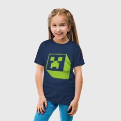 Светящаяся детская футболка Minecraft Creeper green - фото 2