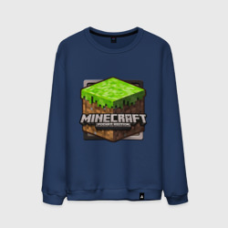 Мужской свитшот хлопок Minecraft logo