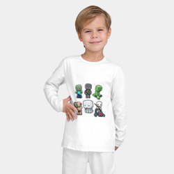Детская пижама с лонгсливом хлопок Minecraft units - фото 2