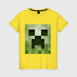 Женская футболка хлопок Мinecraft Creeper