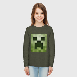 Детский лонгслив хлопок Мinecraft Creeper - фото 2