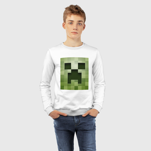 Детский свитшот хлопок Мinecraft Creeper - фото 7