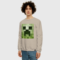 Мужской свитшот хлопок Мinecraft Creeper - фото 2