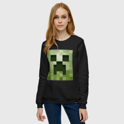 Женский свитшот хлопок Мinecraft Creeper - фото 2