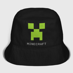 Мужская панама хлопок Minecraft logo grey 3