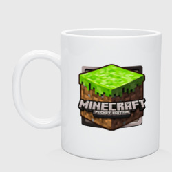 Кружка керамическая Minecraft logo 5