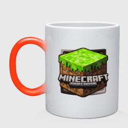 Кружка хамелеон Minecraft logo 5