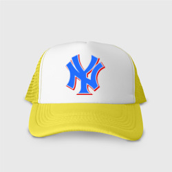 Кепка тракер с сеткой NY Yankees blue