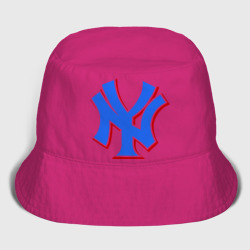 Женская панама хлопок NY Yankees blue