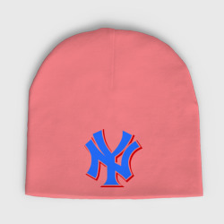 Мужская шапка демисезонная NY Yankees blue
