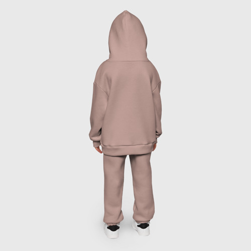 Детский костюм хлопок Oversize Галстук, цвет пыльно-розовый - фото 10