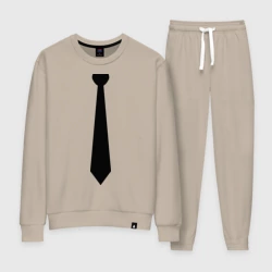 Женский костюм хлопок Галстук