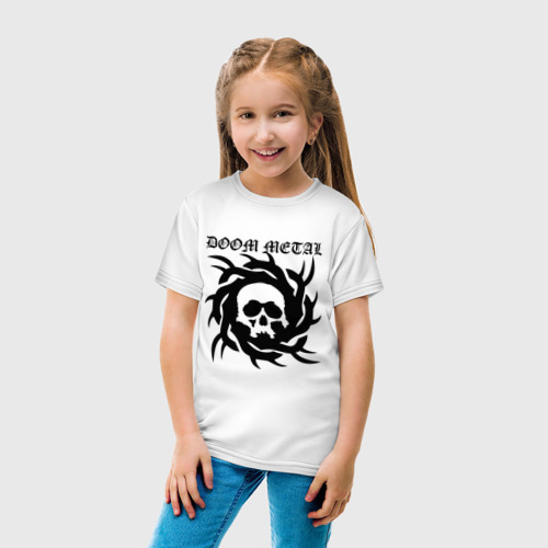 Детская футболка хлопок Doom metal - фото 5