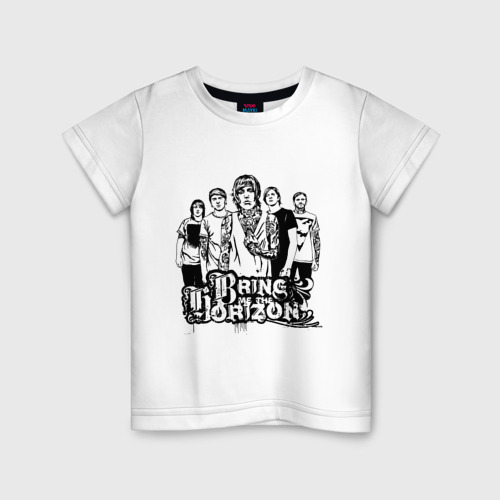 Детская футболка хлопок Bring me the horizon