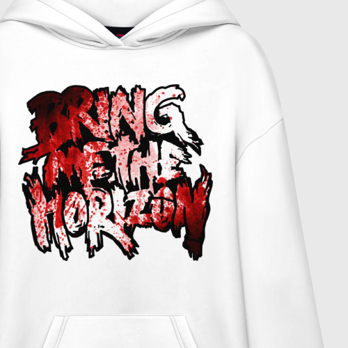 Худи SuperOversize хлопок Bring me the horizon blood in - фото 3