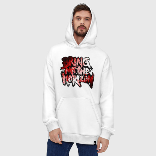 Худи SuperOversize хлопок Bring me the horizon blood in - фото 5