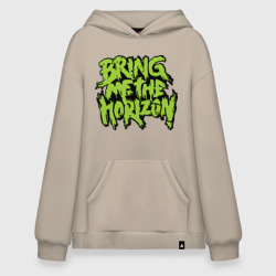 Худи SuperOversize хлопок Bring me the horizon green