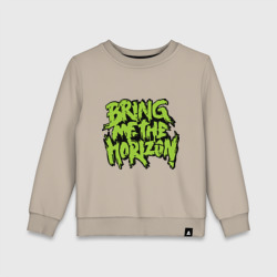 Детский свитшот хлопок Bring me the horizon green