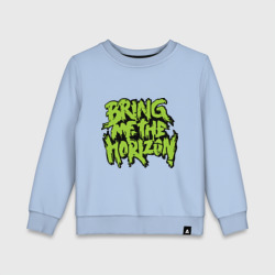 Детский свитшот хлопок Bring me the horizon green