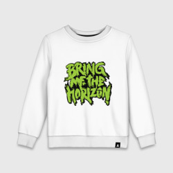 Детский свитшот хлопок Bring me the horizon green