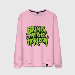 Мужской свитшот хлопок Bring me the horizon green