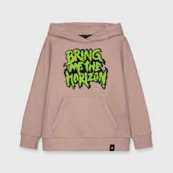 Детская толстовка хлопок Bring me the horizon green