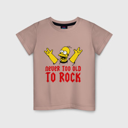 Детская футболка хлопок Simpson Rock